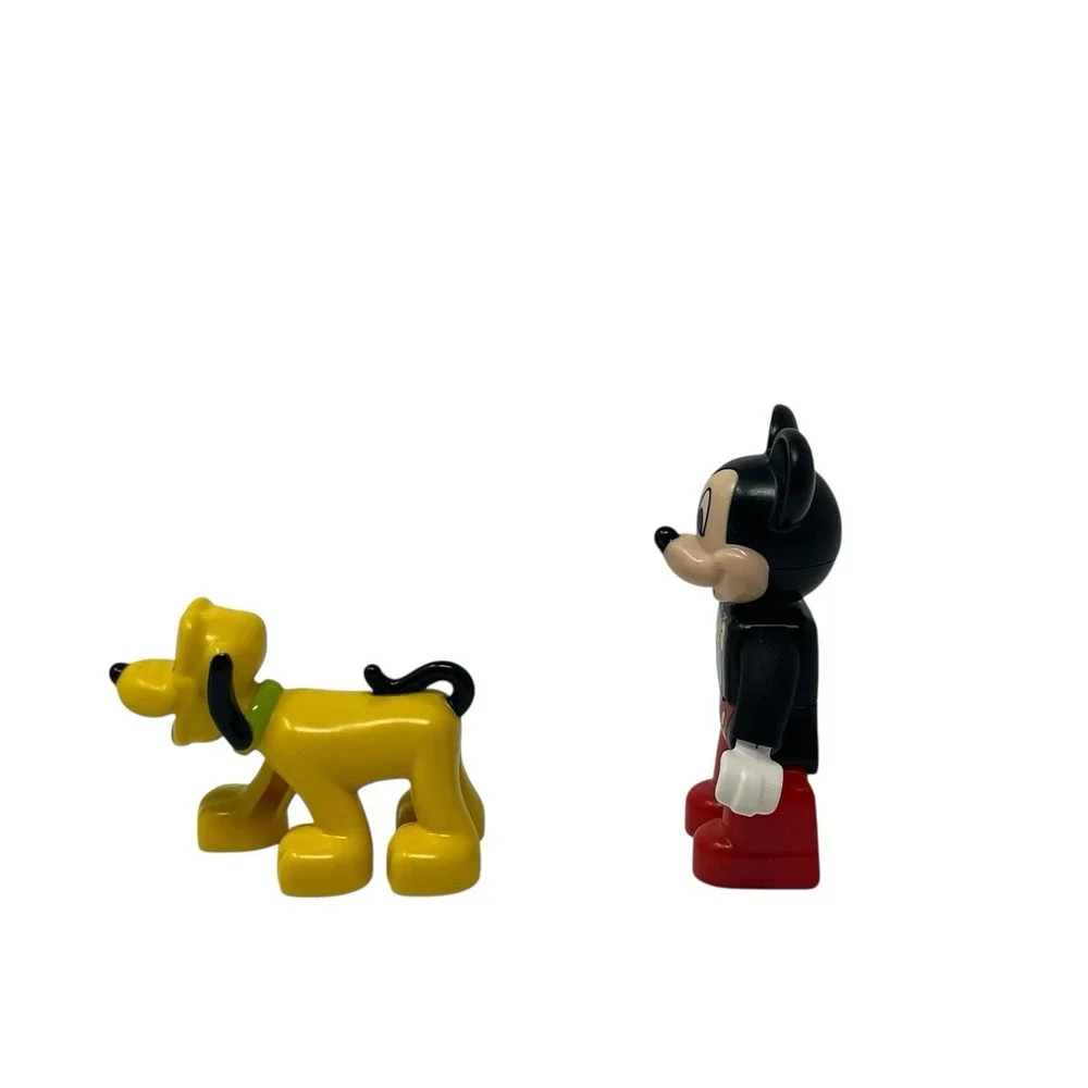 Disney LEGO Duplo Mickey Mouse &‎ Pluto Figures Lot 2 Chunky Style Toys